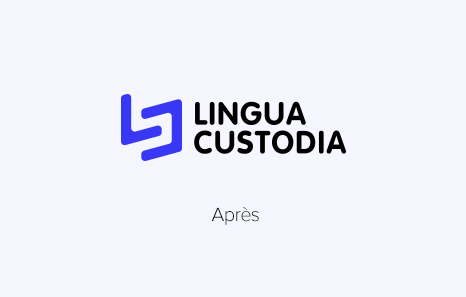 Nouveau logo de Lingua Custodia, logiciel de traduction automatique de documents financiers