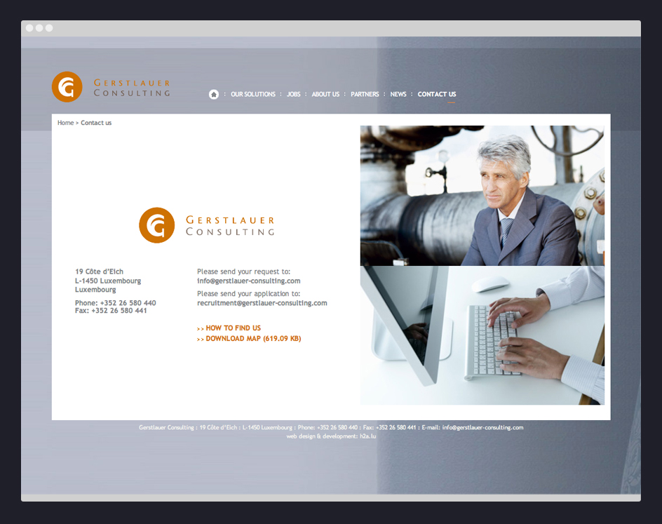 Contact Us Site internet -Gerstlauer Consulting