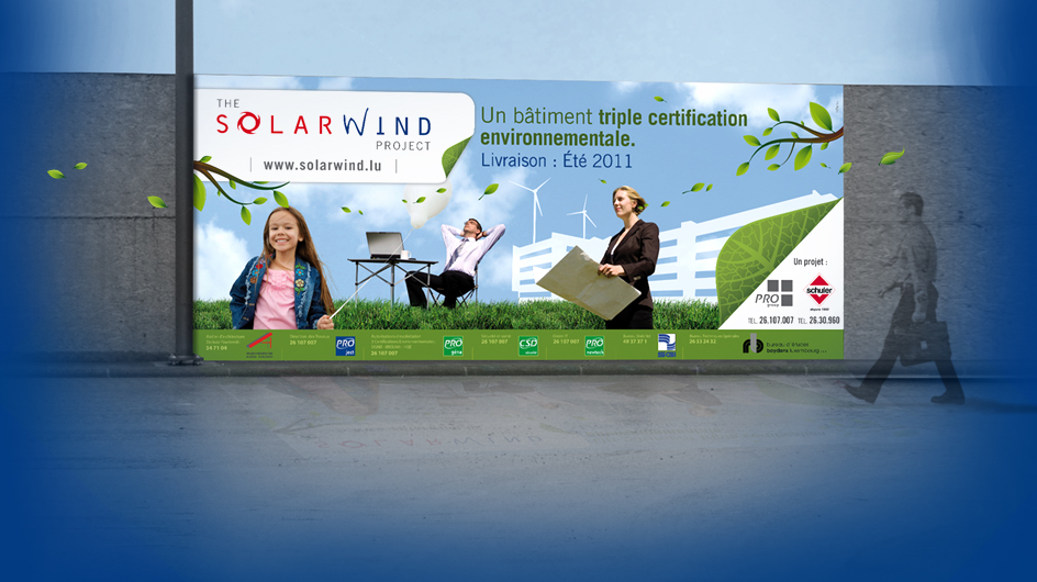 Bâche - projet immobilier Solarwind