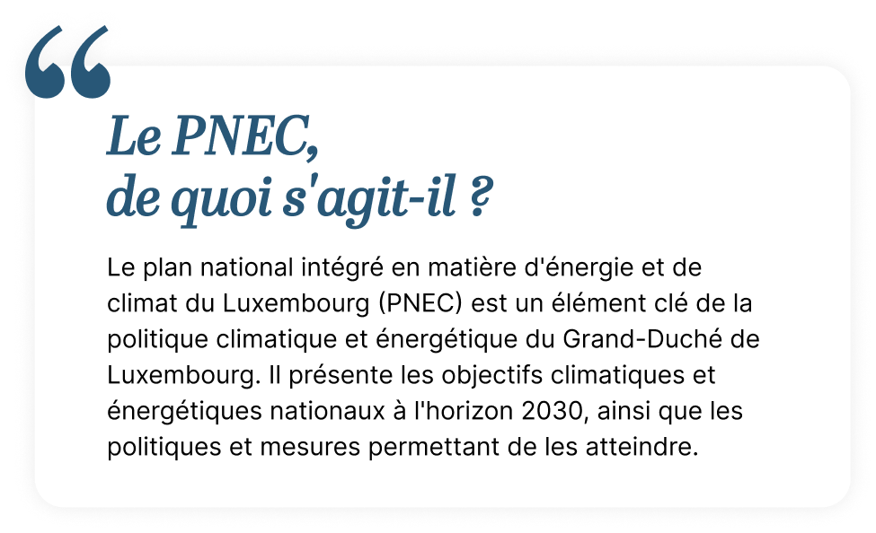 Le PNEC, de quoi s'agit-il ?
