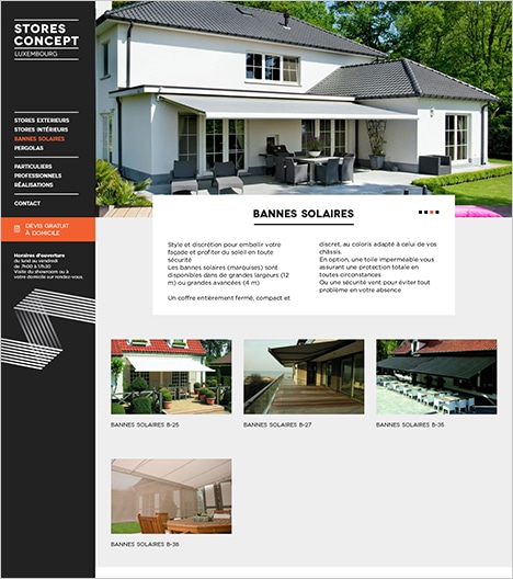 Site internet Stores Concept - Photo