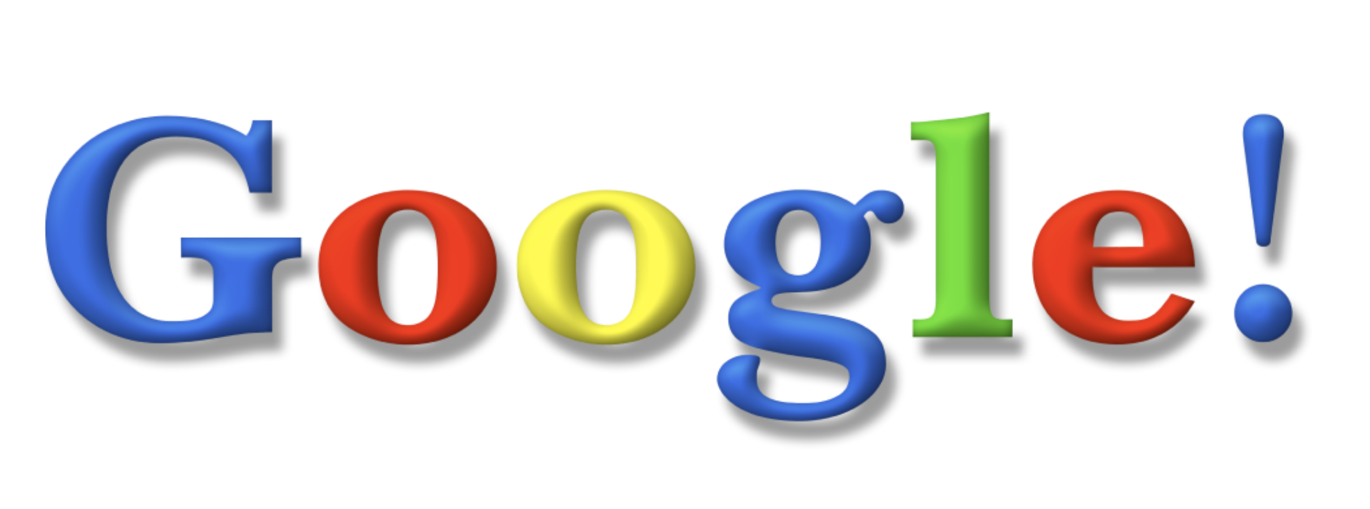 Logo "Google !" de 1998.