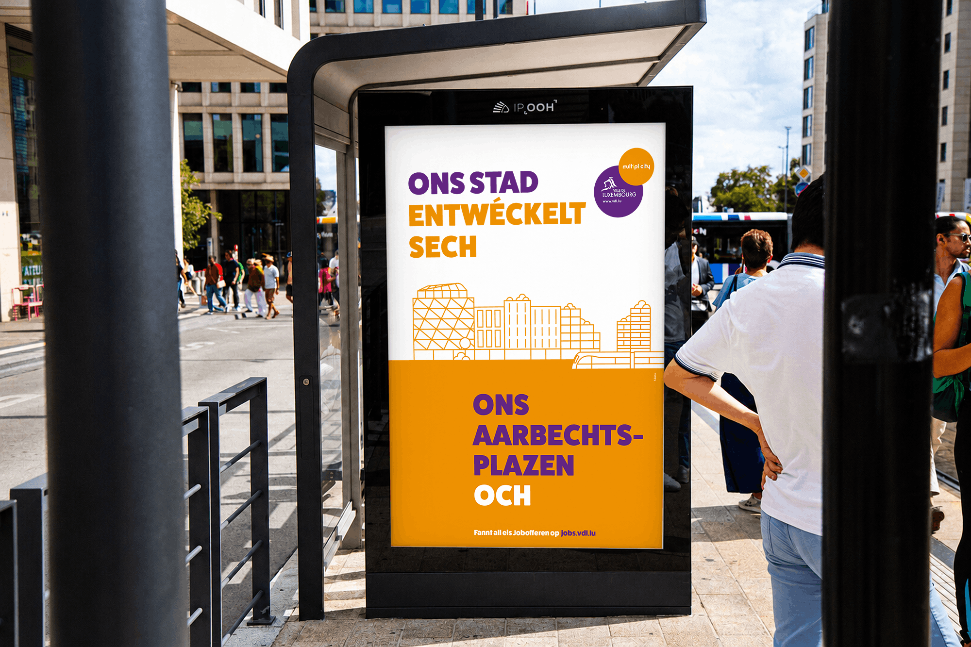Campagne de recrutement pour la Ville de Luxembourg - Photo