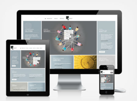 Site internet en responsive design pour IF Group - By h2a