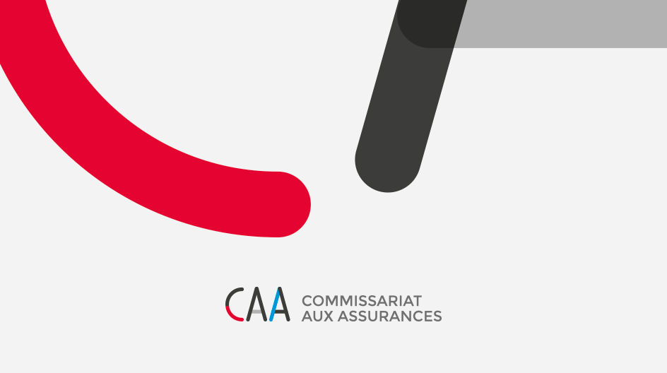 Nouveau logotype du CAA, comissariat aux assurances au Luxembourg