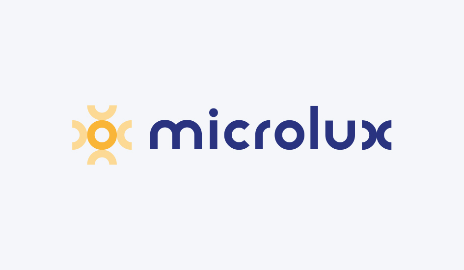 Logo et identité visuelle de Microlux, service de microcrédit au Luxembourg et en Grande-Région