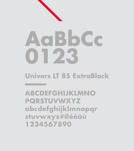 Corporate Patent 42 : typographie Univers