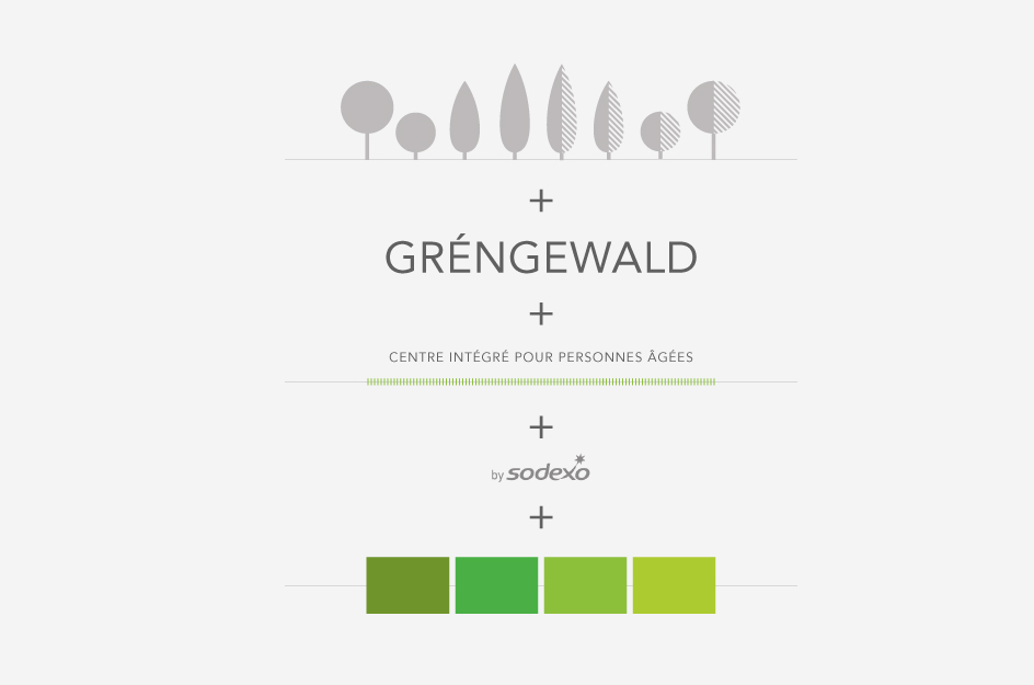 Eléments du logo de Gréngewald - CIPA au Luxembourg