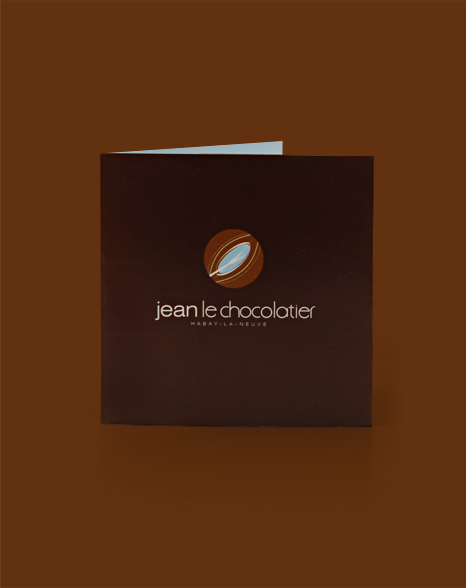 Flyer / Etiquette - Jean Le chocolatier 