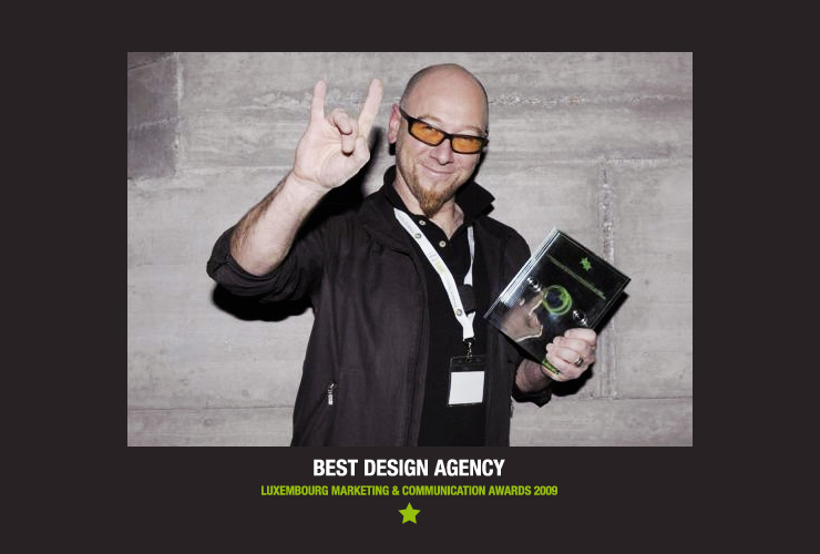 Remise du prix best design Agency - Gala Marketers
