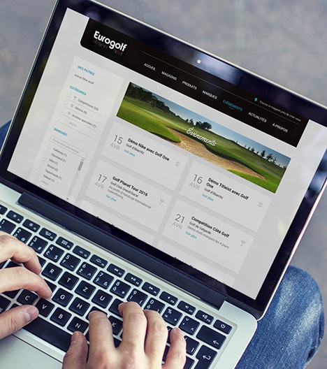 Site internet Eurogolf - Photo