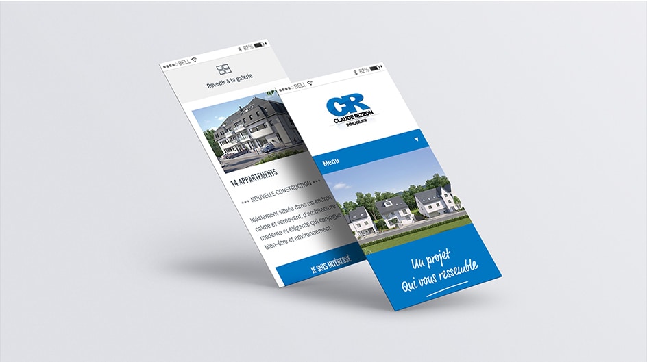 Site internet Claude Rizzon immobilier - Photo