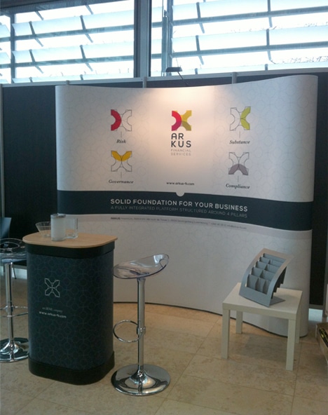Arkus, habillage de stand - Photo