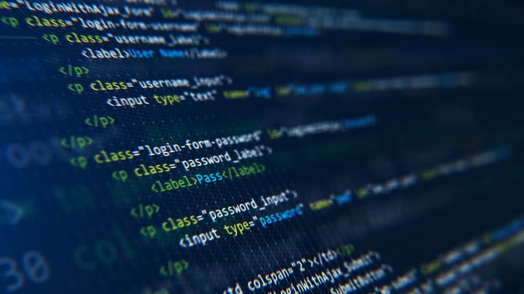 lignes de codes sur un écran d'ordinateur