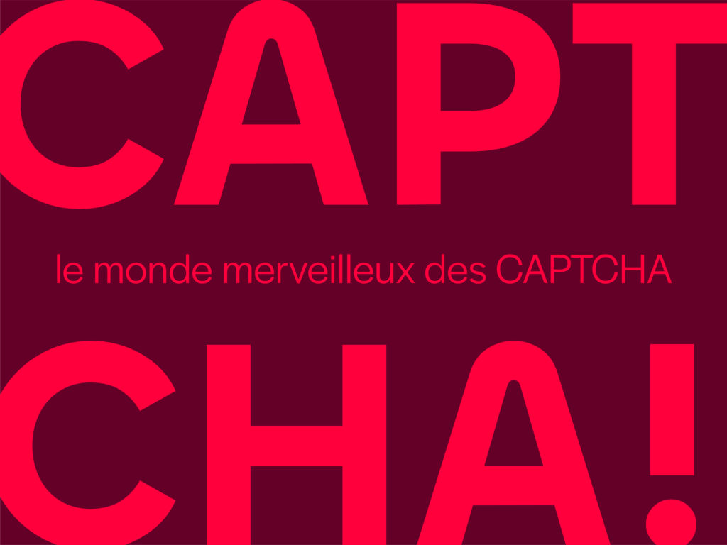 Le monde merveilleux des CAPTCHA - Photo