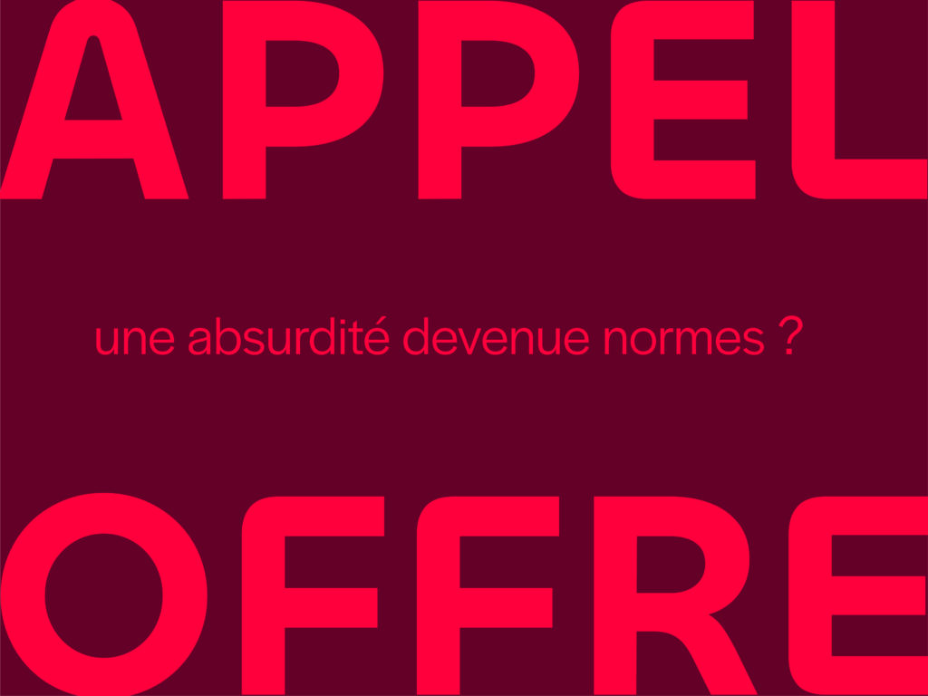 Appel d’offres : une absurdité devenue norme ? - Photo