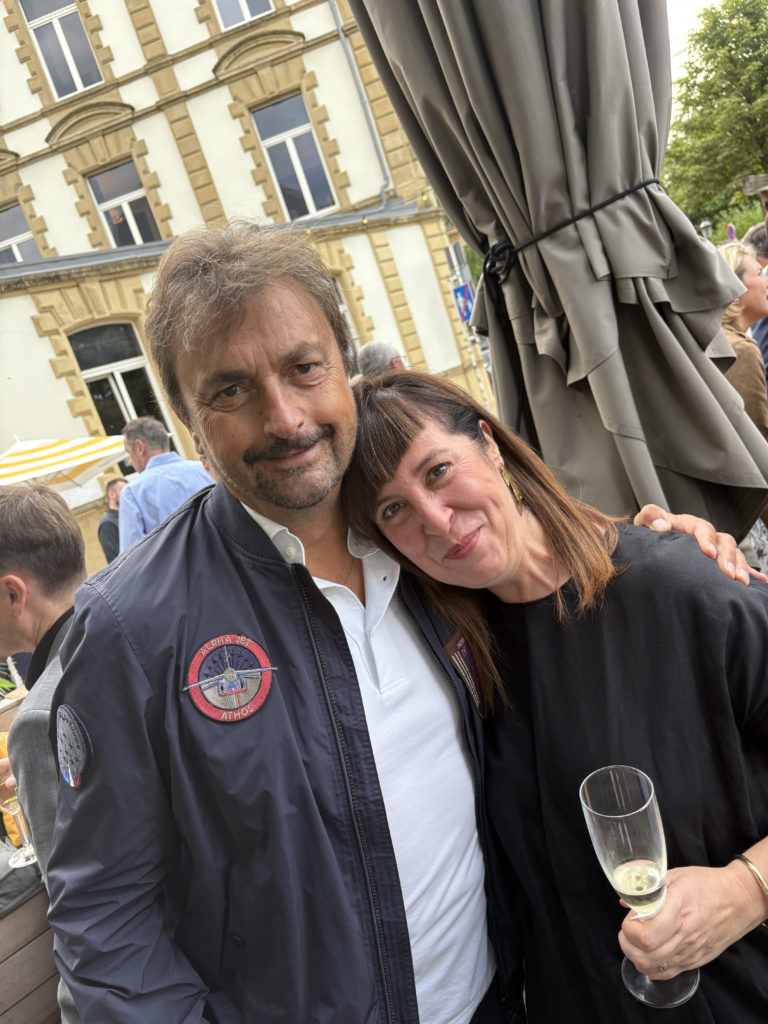 Henri Leconte et Claire Dewasmes designeuse h2a.